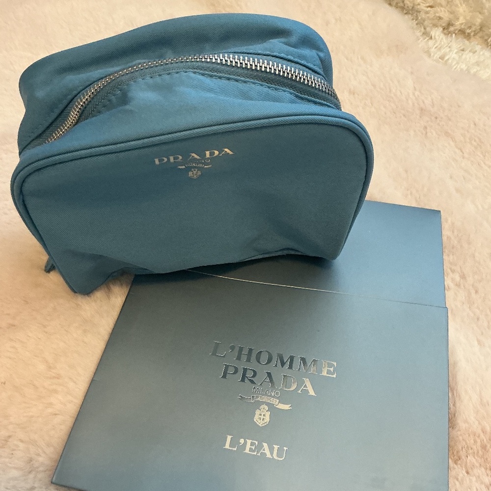 L’HOMME PRADA MAKE UP POUCH WITH GIFT BOX  1 left in STOCK